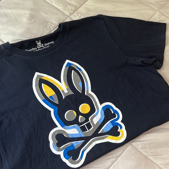 PSYCHO BUNNY MULTICOLOR LOGO GRAPHIC TSHIRT - Picture 10 of 11